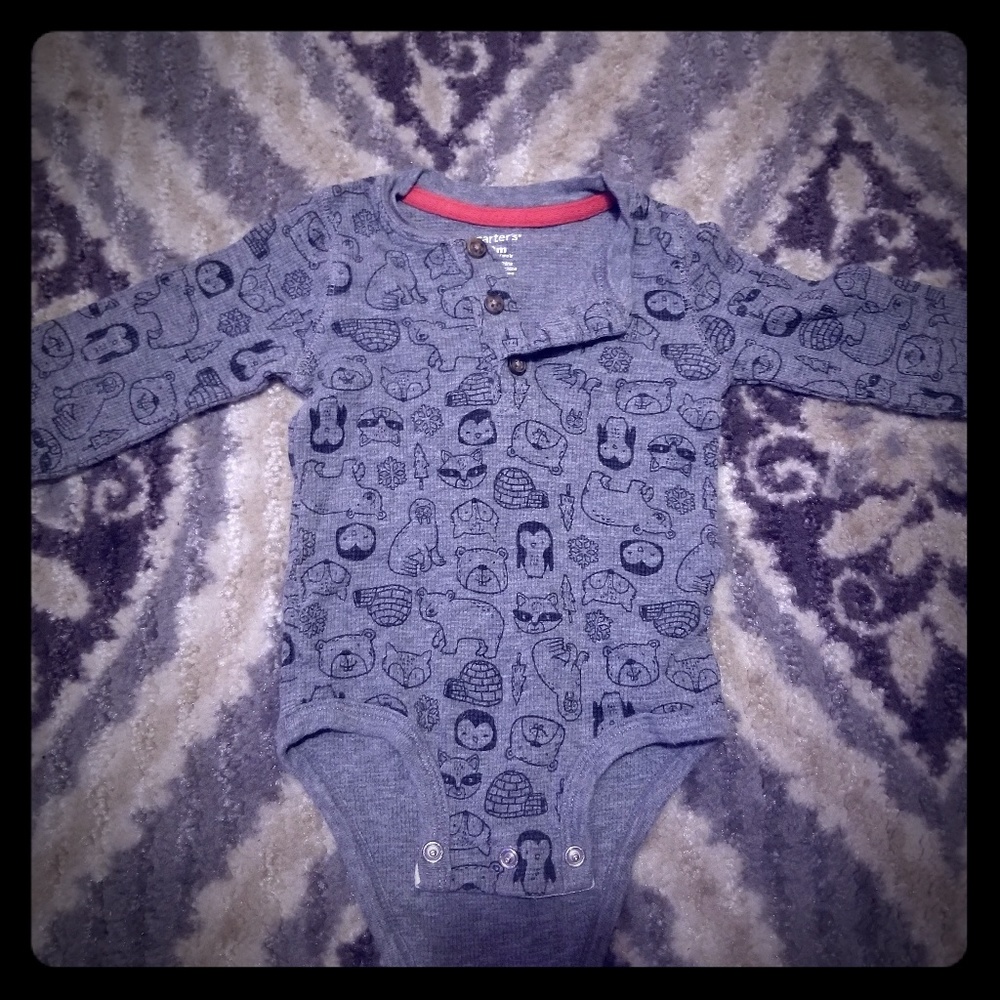 4 Carter's Onsies Winter Themed
